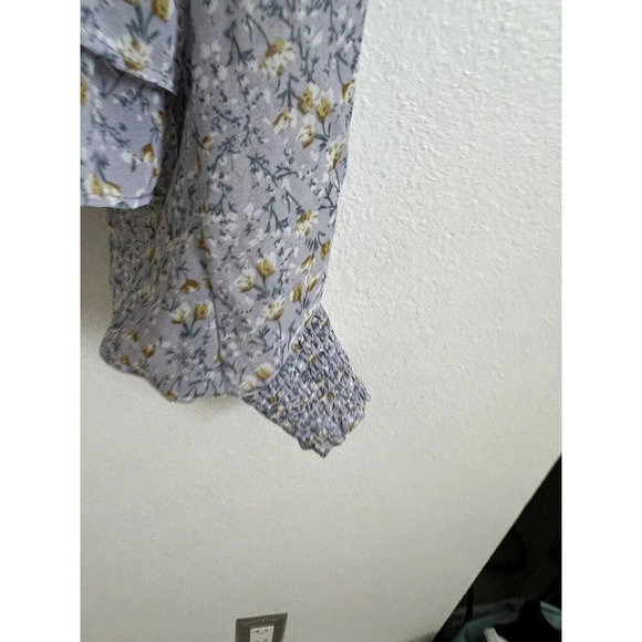 ASTR The Label Size L Purple Floral Crop Boho Summer Too - Picture 4 of 8